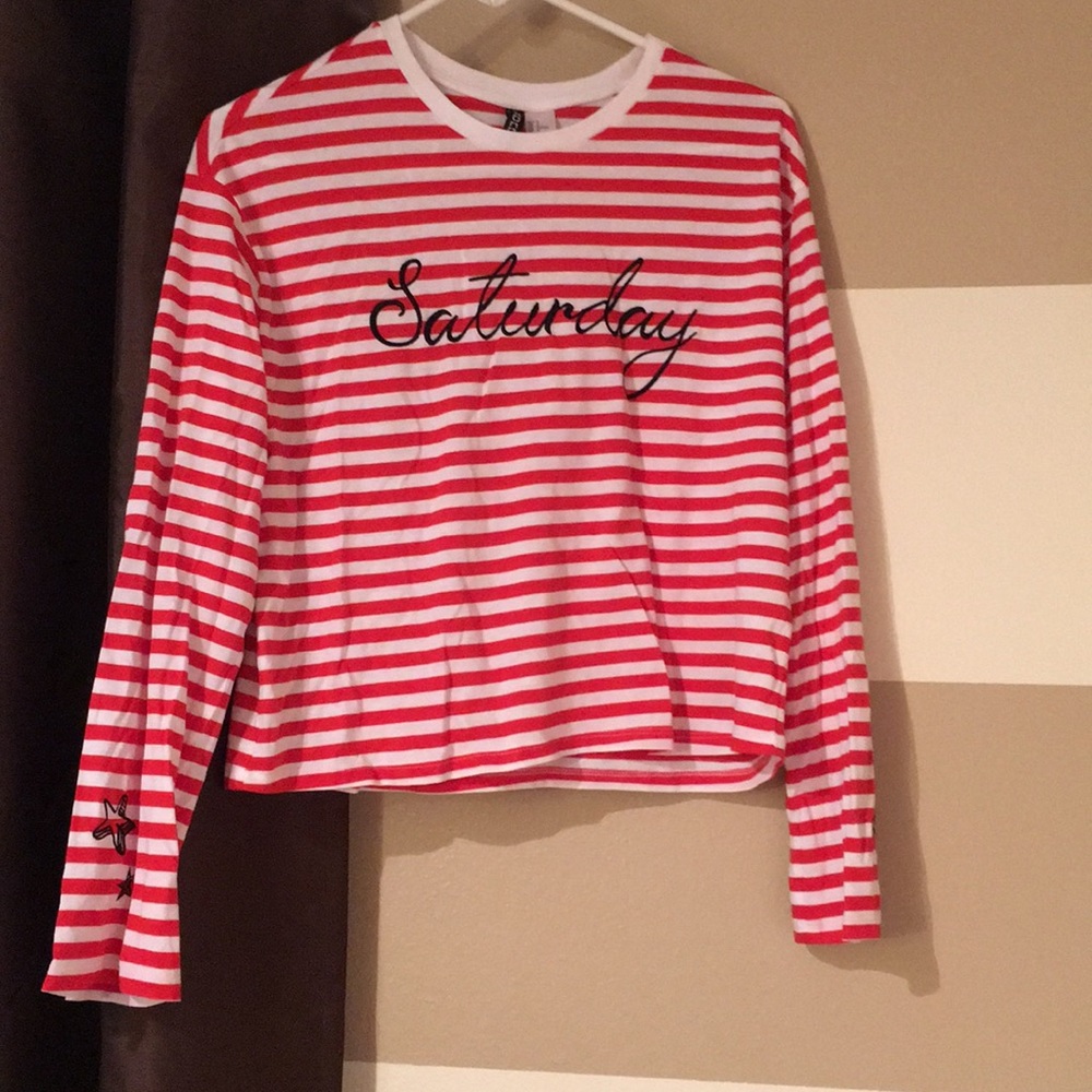 Long sleeve “Saturday” shirt